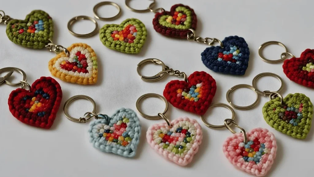 llaveros de macramé